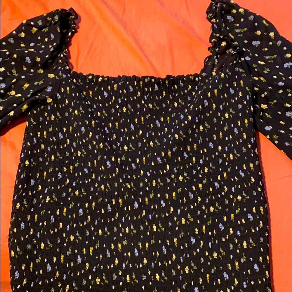 New Reformation smocked top